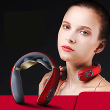 Load image into Gallery viewer, Electric Neck Massager Magnetic Pulse Therapy Intelligent Neck Protector USB Rechargable Body Relax Treatment

